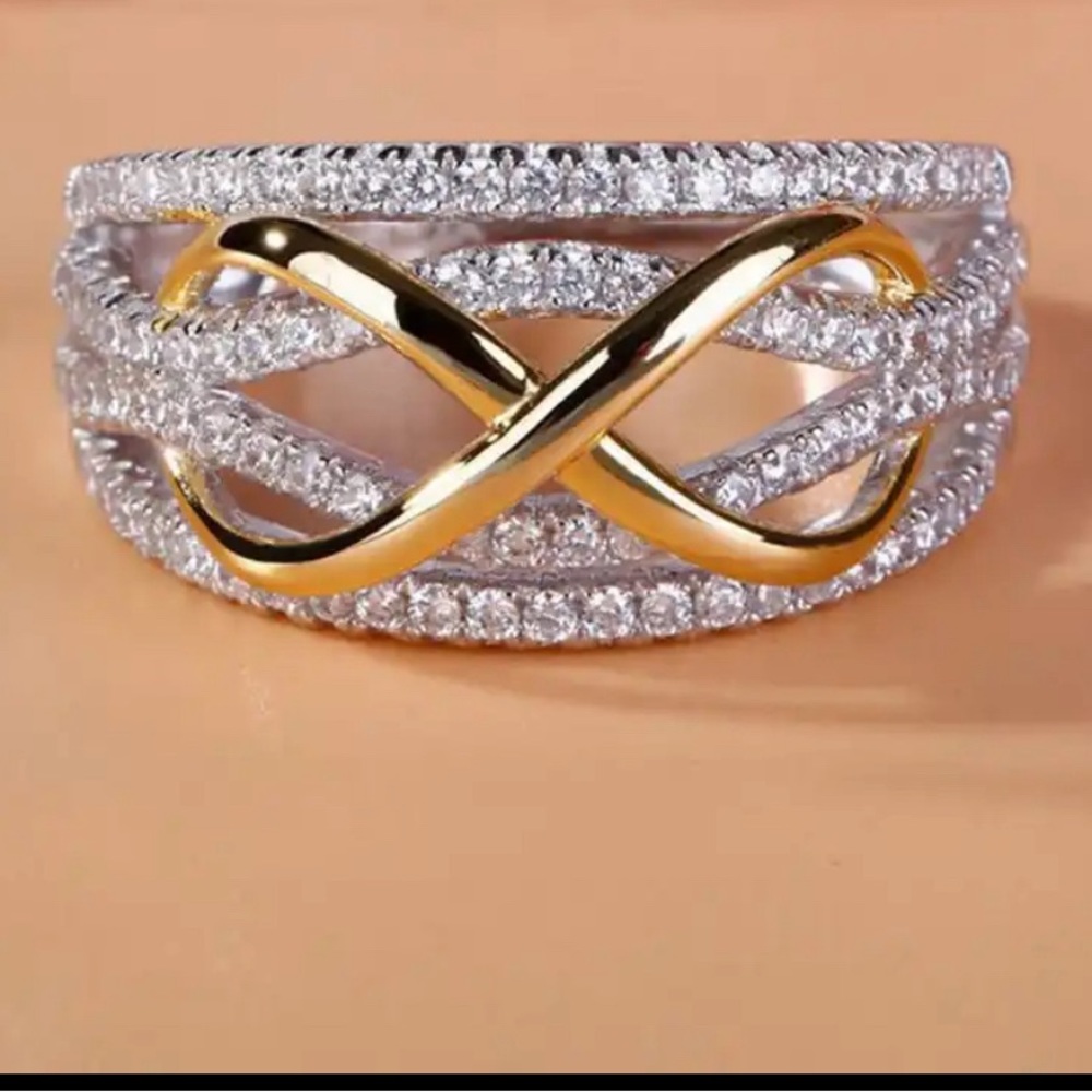 925 Sterling silver Infinity ring